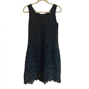 ANNABELLA BLACK LACE OVERLAY A-LINE WHIMSYGOTH DRESS